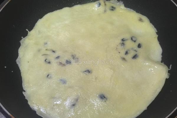 葡萄干牛奶鸡蛋饼的做法图解10