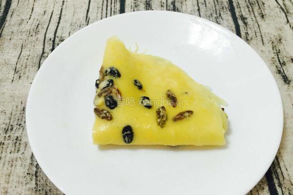 葡萄干牛奶鸡蛋饼的做法图解12