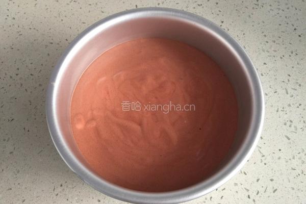 红丝绒蛋糕（六寸）的做法图解12