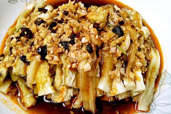 蒜香手撕茄子的做法图解7