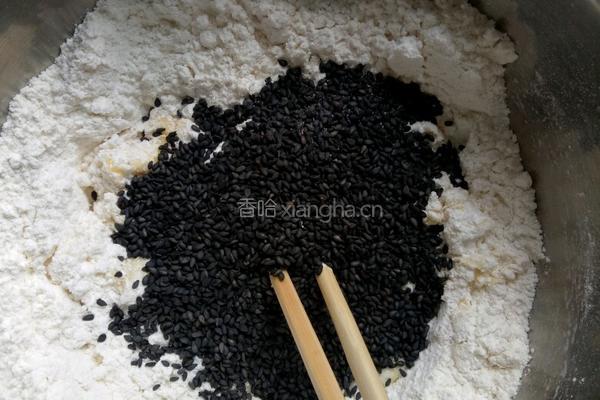 芝麻饼干的做法图解4