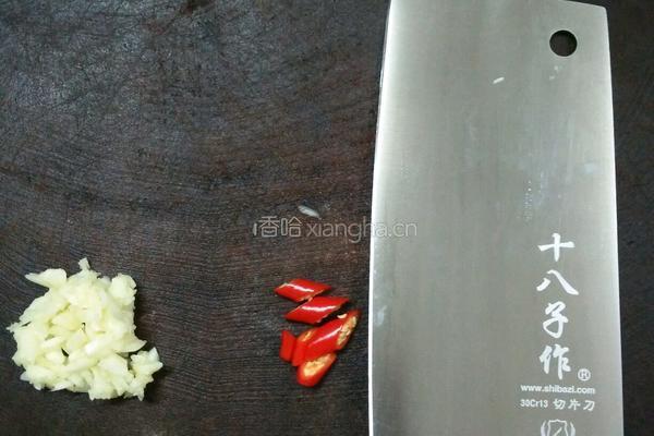 炒咸萝卜仔的做法图解3