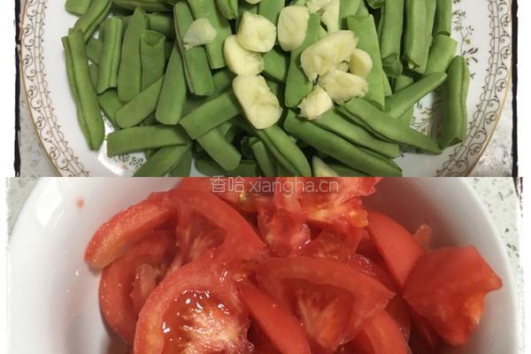 西红柿豆角蒸卤面的做法图解2