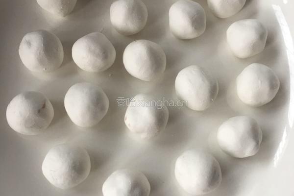 蜜豆桂花汤圆的做法图解6
