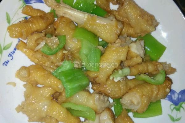 青椒炒鸡爪