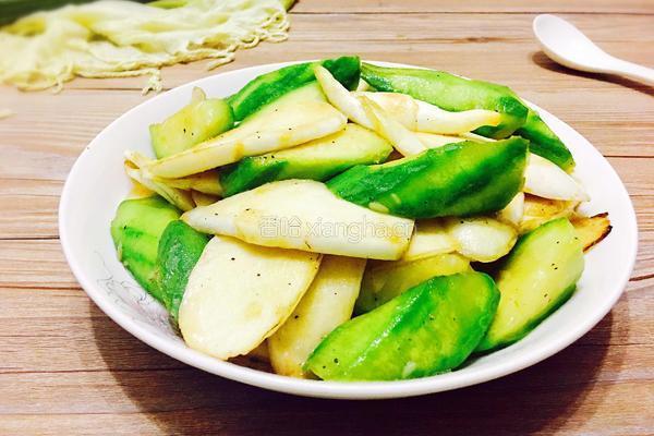 清炒茭白丝瓜的做法图解14