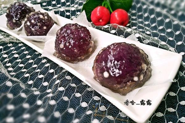 紫薯西米球的做法图解12