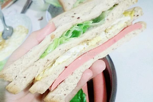 简易三明治