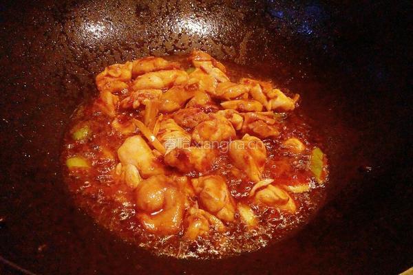 香辣鸡腿肉的做法图解10