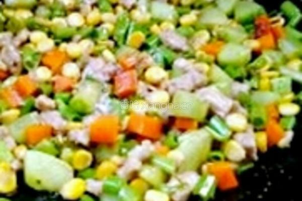 时蔬菜炒肉的做法图解11