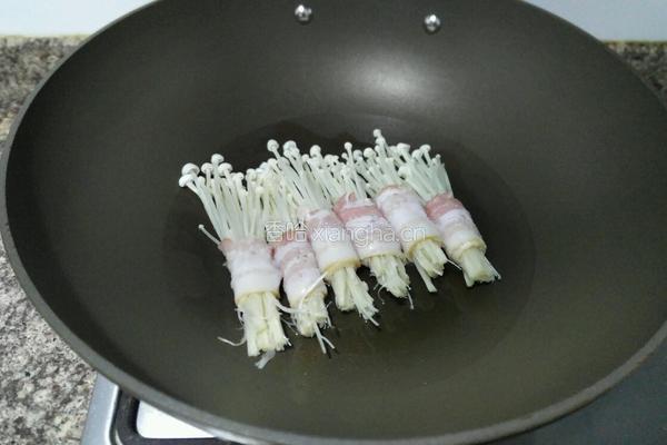 培根金针卷的做法图解8