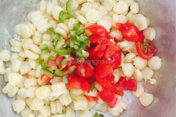 甜玉米饼的做法图解2