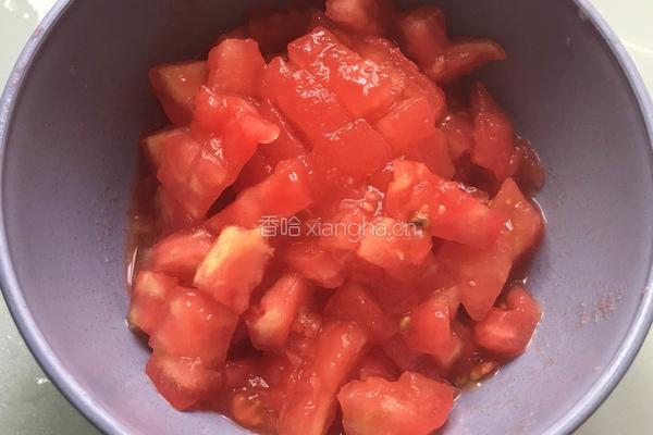 番茄杂蔬虾仁的做法图解6