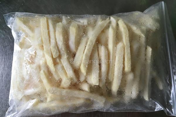 炸冰冻薯条的做法图解1