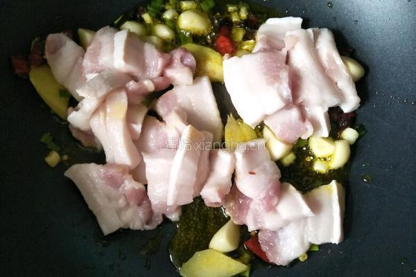 干豆角烧肉的做法图解8