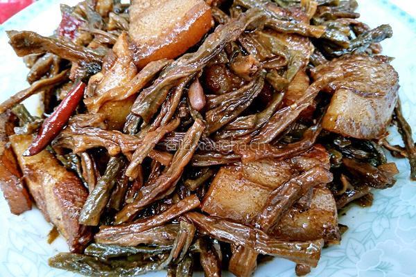 干豆角烧肉的做法图解16