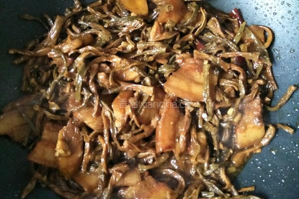 干豆角烧肉的做法图解15