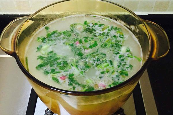 干贝冬菜银鱼粥（潮汕经典海鲜粥）的做法图解10