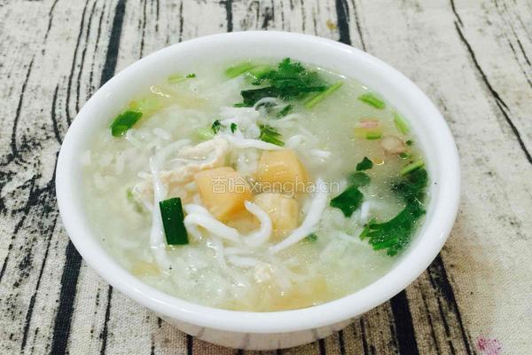 干贝冬菜银鱼粥（潮汕经典海鲜粥）的做法图解11