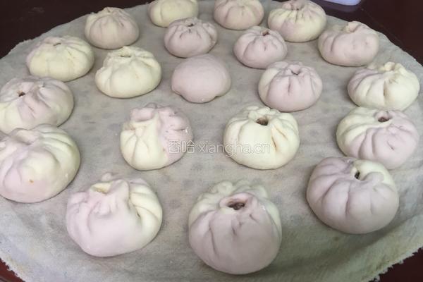 紫薯双拼牛腩包的做法图解19