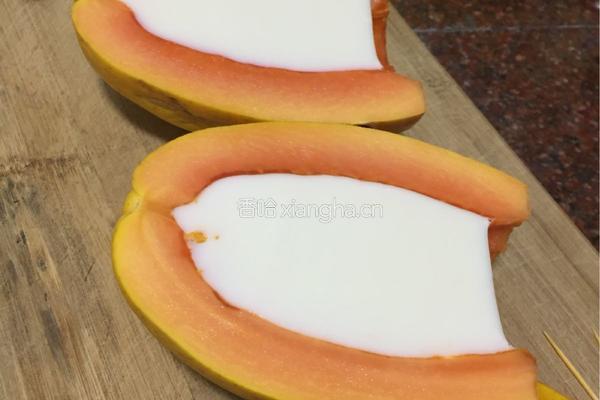 木瓜椰子冻的做法图解13