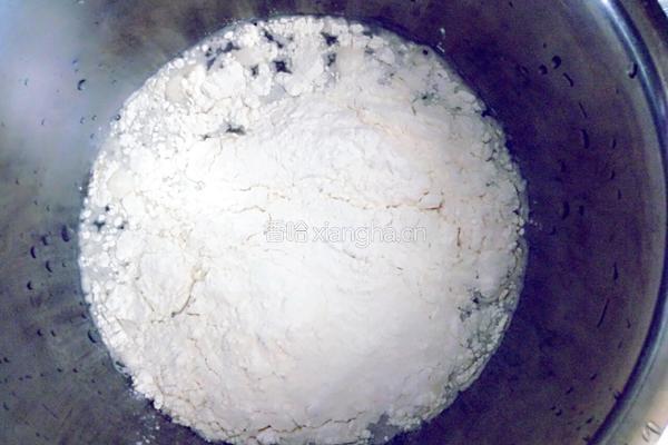 蒜汁马齿苋饼的做法图解4
