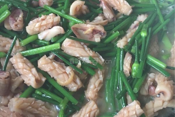 鱿鱼炒韭苔的做法图解23