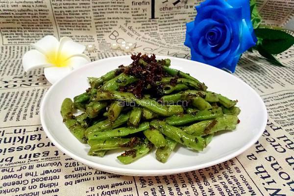 芽菜四季豆的做法图解8