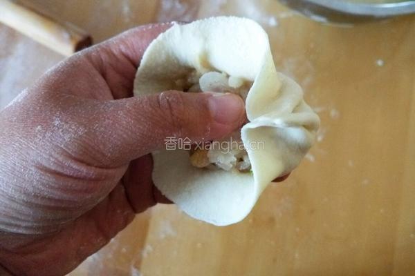 猪肉萝卜大馅蒸饺的做法图解13