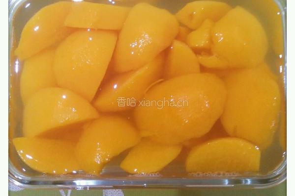 黄桃罐头的做法图解3