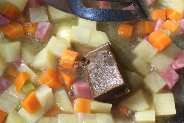 土豆咖喱饭的做法图解7