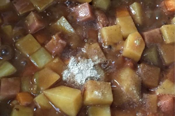 土豆咖喱饭的做法图解8