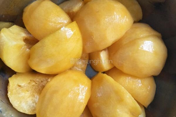 黄桃罐头的做法图解4