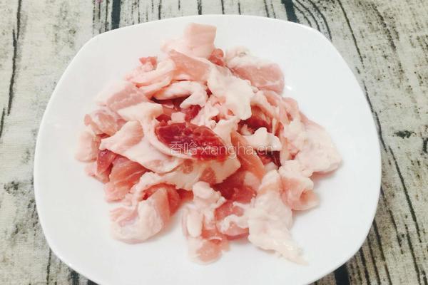 潮州酸菜炒五花肉的做法图解3