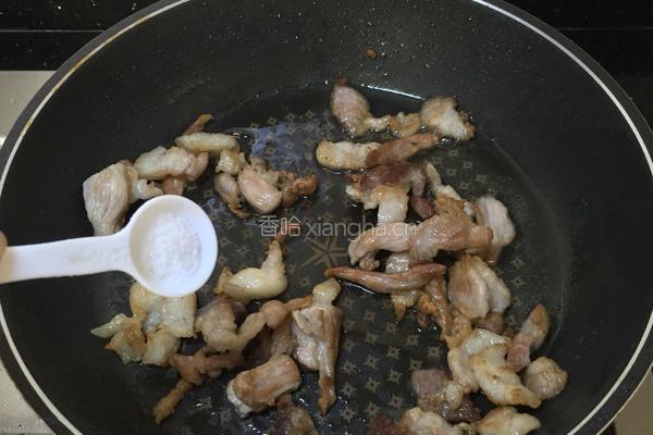潮州酸菜炒五花肉的做法图解5