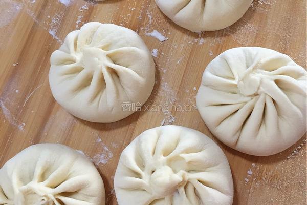 萝卜虾皮粉丝包子的做法图解10