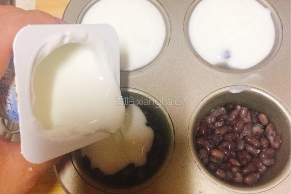 红豆酸奶棒冰的做法图解3