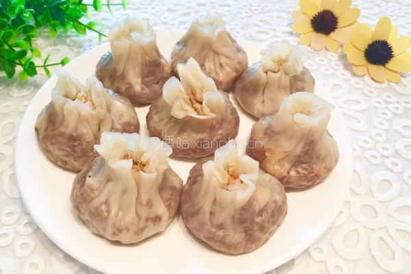 肉松蛋黄烧卖的做法图解16
