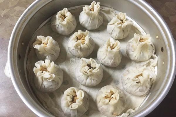 肉松蛋黄烧卖的做法图解14