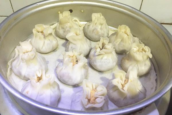 肉松蛋黄烧卖的做法图解15