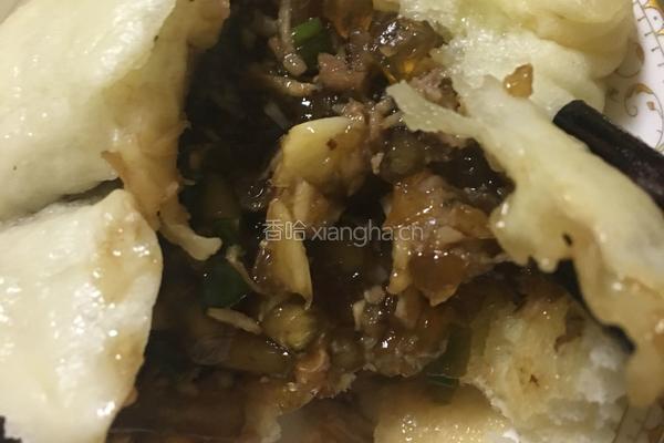酱肉豆角包子的做法图解6