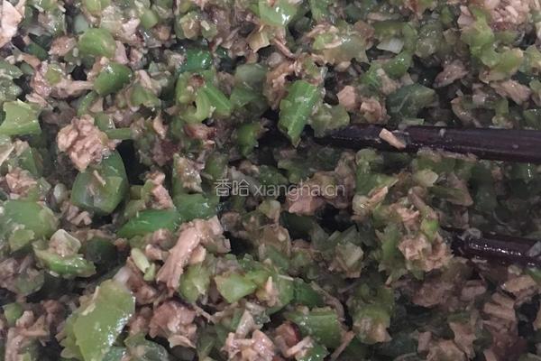 酱肉豆角包子的做法图解4