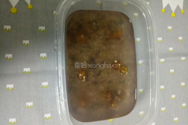 紫糯凝神粥的做法图解2