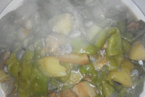 五花肉炖豆角土豆的做法图解10