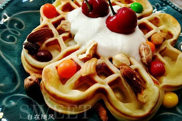 椰香华夫饼的做法图解11