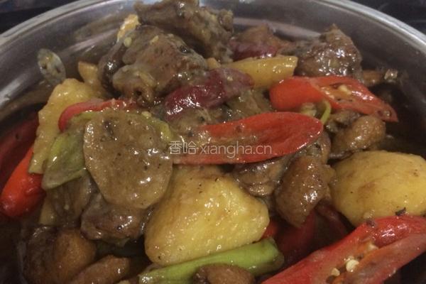 家常土豆炖鸡的做法图解13