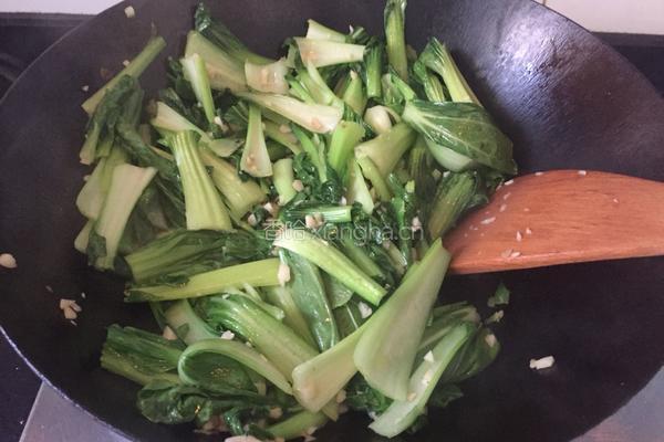 蒜蓉上海青的做法图解6