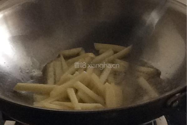 脆薯条的做法图解4