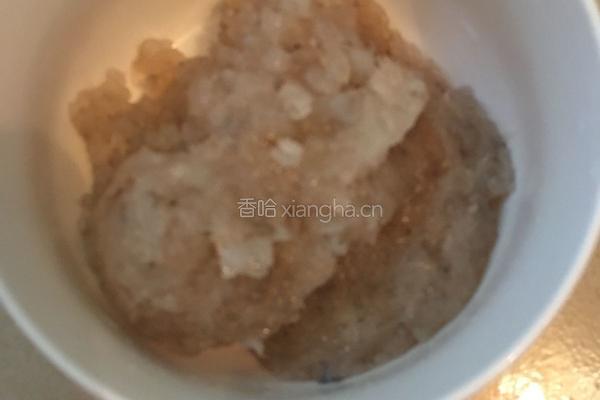 虾泥藕饼的做法图解3