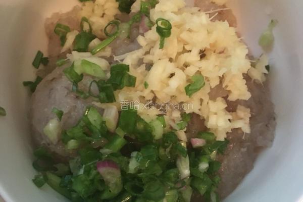 虾泥藕饼的做法图解4